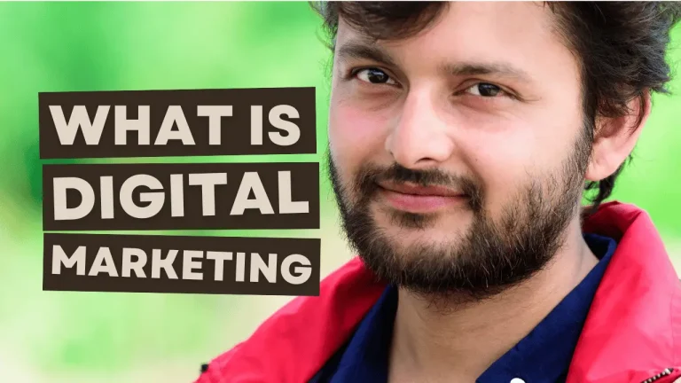 Bibash Kafle asking what is Digital marketing