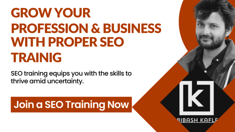 Bibash Kafle - an SEO professional says SEO training can boost your career, improve business visibility, and keep you ahead of Google updates.